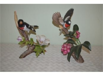 (#9) Porcelain Birds (2) National Auduron Society Arthur Singer