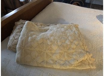 (#107a) Vintage Crochet Blankets