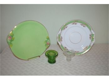(#25) Green Decor Plates