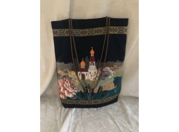 (#137a) Vintage Wool Handbag