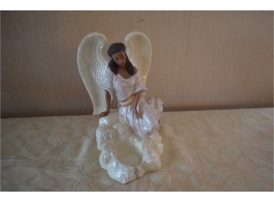 (#54) Lenox Angel 'Heavenly Light Votive' 2005
