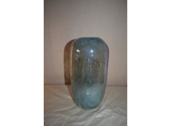 (#33) Crackle 12'H Bud Vase