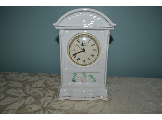 (#20) Belleek Mantle Clock Glenveigh