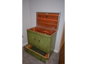 Vintage Lane Cedar Chest Cabinet