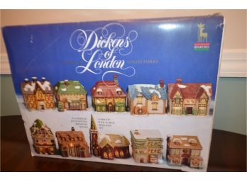 (#171) Ceramic Dickens House Of London (10 In A Box)