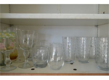 (#109) Assortment Of Drinking Glasses
