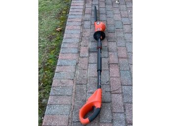 Battery Operated 6 Ft. Black & Decker Hedge Trimmer With Battery Charger Unit And Blade Guard