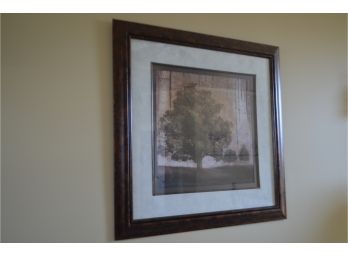 (#111) Framed Picture 34 X 34