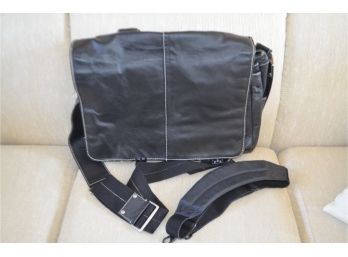 (#109) Faux Leather Briefcase