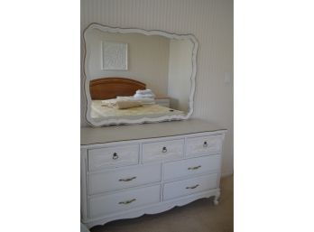 Vintage Girls Dresser With Mirror- See Details