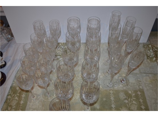 Crystal Wine And Champagne Glasses