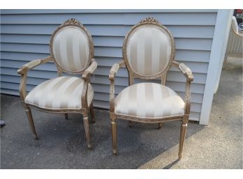 2 Side Accent Arm Chairs