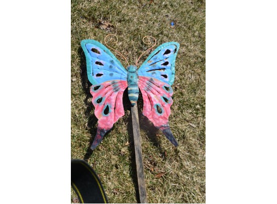 (#128) Metal Butterfly Garden Decor