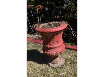 (#125) Cement Planter Was Repaired - See Details