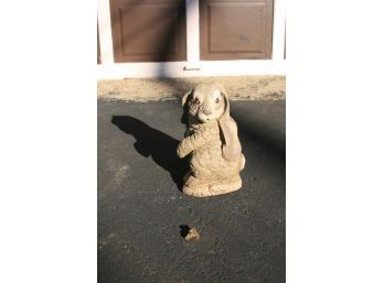 (#22) Cement Bunny With Floppy Ears- 7'(w) X 12'(h)