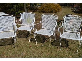 Metal Chairs (4) - See Details