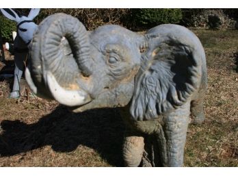 (#15)  Cement Elephant : See Description