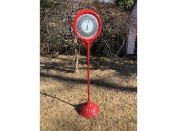 (#39)  Painted Free Stand Weather Vain -not Working Decorative