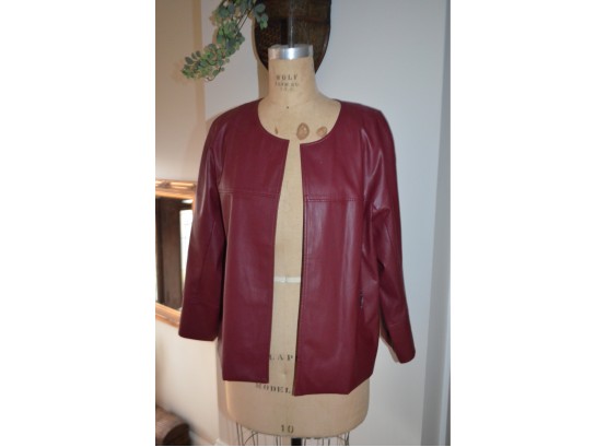 Chico Light Leather Jacket Size 2 (large)