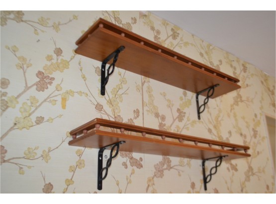 (#12) Display Shelves With Brackets (2)