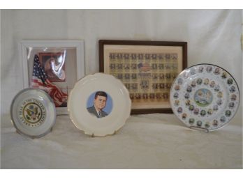 (#89) Presidential Pictures And Plates