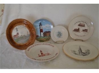 (#85) Long Island Memorabilia Wall Decorative Plates(6)