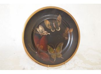 (#82) Decorative Wall Hanging Butterfly Plate