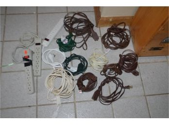 (#44) Assortment Of Extension Cords