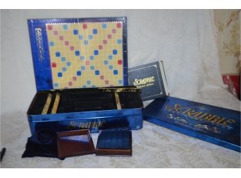 (#104) Scrabble Cross Word Game Collector Edition - Complete