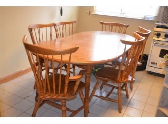 Kitchen Table And 6 Chairs - See Details