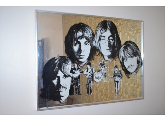 (#102) Mirrored Beatles Picture