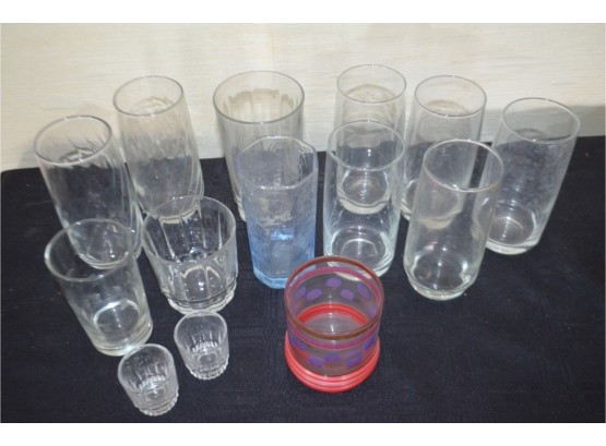 (#84) Assortment Of Drinking Glasses