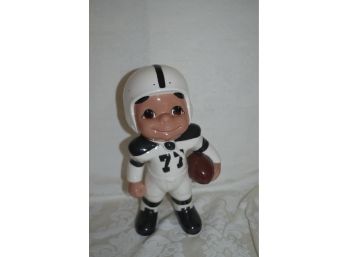 (#191) Ceramic Football Player Decor