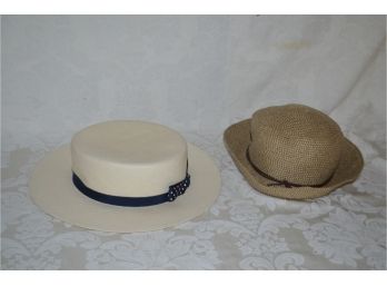 (#249) Straw Dress Up Hats (2)