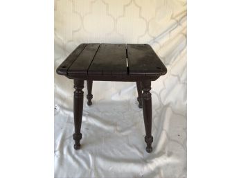 (#345)  Vintage Style Small Bench 13 1/2' Square X 14 1/2' (h)