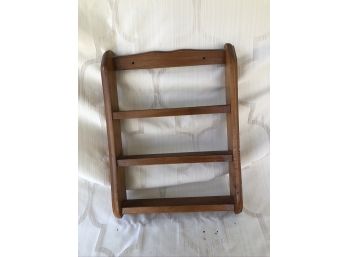 (#318) Small Wood Display Shelf