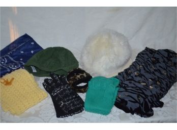 (#252) Winter Scarfs And Hats, Gloves