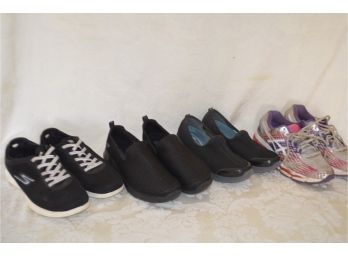 (#268) Sneakers (4 Pairs) Size 9