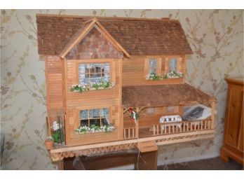 (#140) Doll House With Furniture