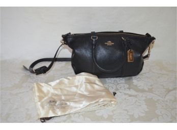 (#204) Coach Leather Handbag - Slight Wear On Bottom