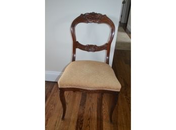 Antique Accent Side Chair Seat 14' Height