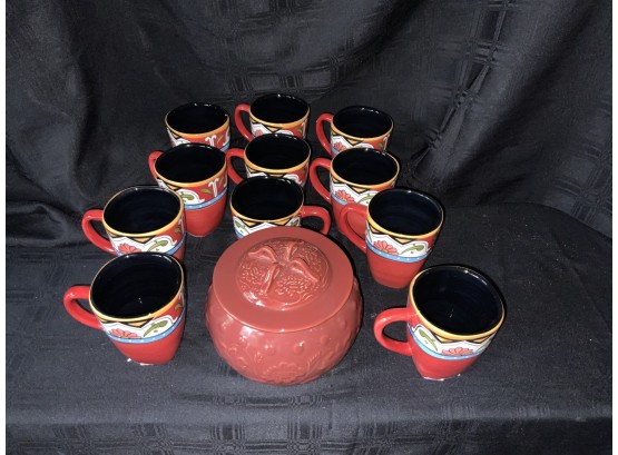 (11)jennifer Garant  Coffee Mugs &  Ceramic Cookie Jar