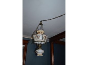 Electric Light Fixture With Chain