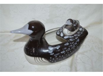 (#190) Ceramic Duck With Lid