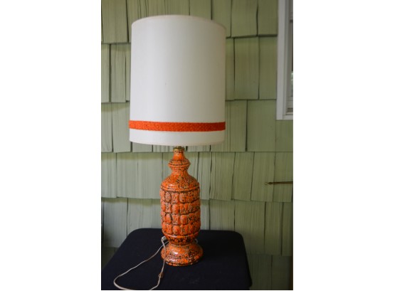 (#4) Vintage Ceramic Table Lamp 23.5'H With Out Shade
