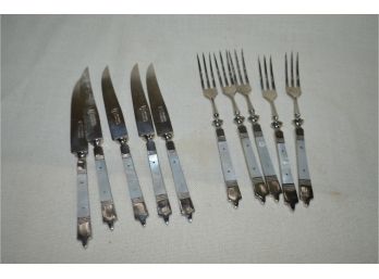 (#70) Justine Solingen Appetizer Serving Fork And Knife