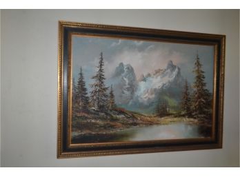 (#73) Framed Forest Picture