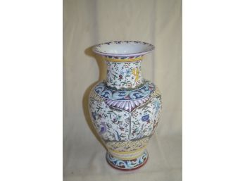 (#64) Hand-painted Portugal Vase 14'H
