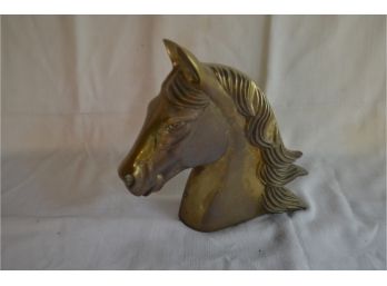 (#19) Brass Horse Sculpture