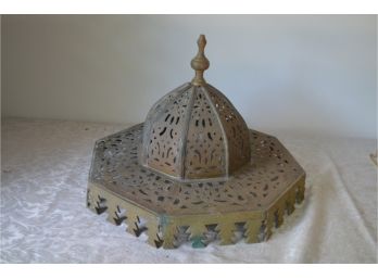 (#89) From Morocco Brass Chandelier 18'